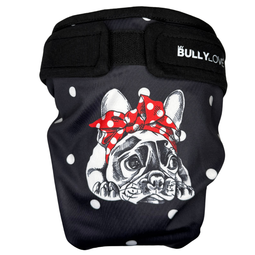 Läufigkeitshöschen für Französische Bulldoggen in Black von MyBullyLove